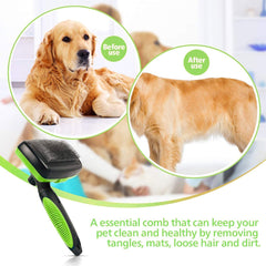 Self Cleaning Dog Brush - Shop Rite Pro