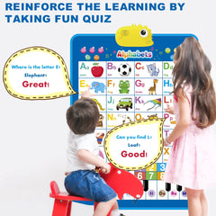 Alphabet Learning Wall Chart with Batteries Included