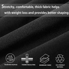 Sauna Suit For Women Weight Loss Workout Sweat Vest Waist Trainer Plus Size Shirt Gym Slimming Shapewear Full Body