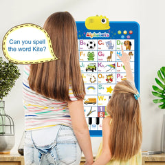 Alphabet Learning Wall Chart with Batteries Included