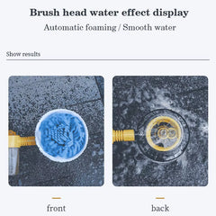 Car Rotary Wash Brush Kit 360 Degree Automatic Rotating Adjustable Dip Wash Brush High Pressure Washer for Vehicle Cleaning