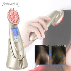 Electric Laser Hair Growth Comb Infrared EMS RF Vibration Massager Microcurrent Hair Care Hair Loss Treatment Hair Regrowth - Shop Rite Pro