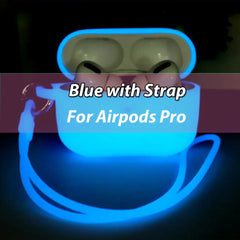 Glow-in-the-Dark Silicone Case for Apple AirPods Pro: Shockproof Protection