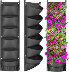 Vertical Hanging Garden Flower Pots - Shop Rite Pro