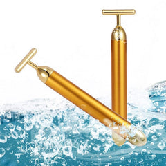 Energy 24K Gold T Beauty Bar Facial Roller Massager - Shop Rite Pro