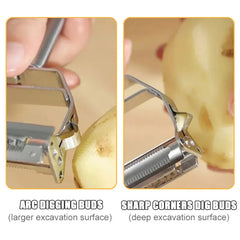 Stainless Steel Kitchen Vegetable Peeler - Shop Rite Pro