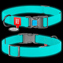 Waterproof Dog Collar Heavy Duty Adjustable for Medium Dogs M Size Glow in Dark - Shop Rite Pro