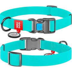 Waterproof Dog Collar Heavy Duty Adjustable for Medium Dogs M Size Glow in Dark - Shop Rite Pro