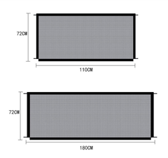 Black Foldable Protection Pet Safety Gate - Shop Rite Pro