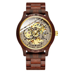 Classic Wooden Men's Mechanical Watch - Shop Rite Pro